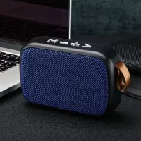 G2 Cloth Portable Mini Speaker Bluetooth Speaker Deep Bass Sound Box Speaker - Blue
