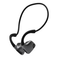 R9 Smart Bone Conduction Bluetooth Headphone Wireless Headset Neckband Earphone - Black