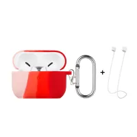 HAT PRINCE Rainbow TPU Case + Anti-lost Rope + Buckle for Apple AirPods Pro - Style B