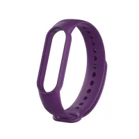 TPU Smart Watch Replacement Strap for Xiaomi Mi Band 5 - Dark Purple