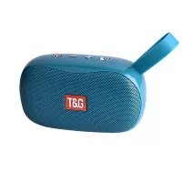 T&G TG173 TWS Wireless Bluetooth Pocket Speaker Support FM Radio for Phone/Tablet/PC - Blue
