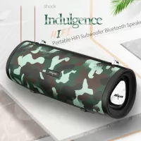 ZEALOT S39 Subwoofer Sport Portable Wireless Bluetooth 5.0 Speaker - Camouflage Green