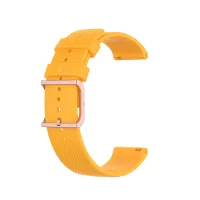 Dot Pattern Silicone Smart Watch Band 22mm for Samsung Galaxy Watch3 45mm/Galaxy Watch 46mm - Yellow