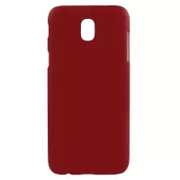 Rubberized Plastic Hard Case for Samsung Galaxy J5 (2017) EU Version/J5 Pro (2017) - Red