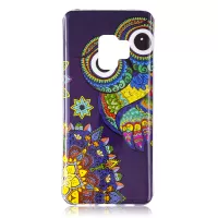 For Samsung Galaxy S9 Noctilucent Patterned IMD TPU Gel Cover - Colorful Owl