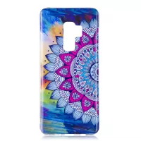 For Samsung Galaxy S9 Plus Patterned Noctilucent IMD Soft TPU Cover Shell - Mandala