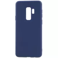 Matte Anti-scratch TPU Mobile Phone Case for Samsung Galaxy S9+ G965 - Dark Blue