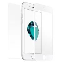 iPhone 7/8/SE (2020)/SE (2022) Star-Case Fullcover 3D Tempered Glass - White