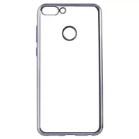 Ksix Metal Flex Huawei P Smart TPU Case - Grey / Transparent