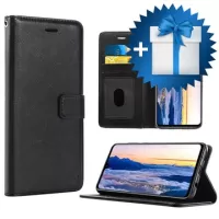 Saii Premium Huawei Mate 20 Wallet Case - Black