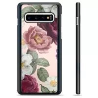 Samsung Galaxy S10+ Protective Cover - Romantic Flowers