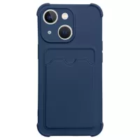 Card Armor Series iPhone 13 Silicone Case - Navy Blue
