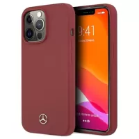 Mercedes-Benz Silicone Line iPhone 13 Pro Case - Red