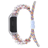 Pearl Braided Series Xiaomi Mi Band 5/6 Strap - Colorful