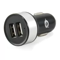 Conceptronic CUSBCAR2A 2-Port USB Car Tablet Charger 2.1A - Black