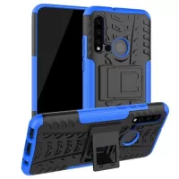 Huawei P20 lite (2019) Anti-Slip Hybrid Case with Kickstand - Blue / Black