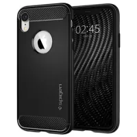 Spigen Rugged Armor iPhone XR TPU Case - Matte Black