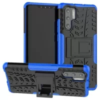 Huawei P30 Pro Anti-Slip Hybrid Case with Kickstand - Blue / Black