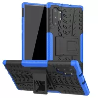 Samsung Galaxy Note10 Anti-Slip Hybrid Case with Kickstand - Black / Blue