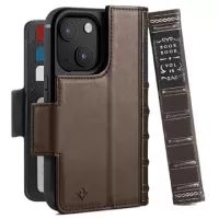Twelve South BookBook iPhone 13 Wallet Leather Case - Brown