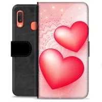 Samsung Galaxy A20e Premium Wallet Case - Love