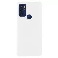 Motorola Moto G60S Rubberized Plastic Case - White