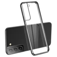 X-Level Electroplated Samsung Galaxy S22 5G Case - Black / Transparent