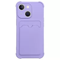 Card Armor Series iPhone 13 Mini Silicone Case - Purple