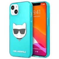 Karl Lagerfeld Choupette Fluo iPhone 13 Mini TPU Case - Blue