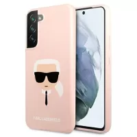 Karl Lagerfeld Karl Head Samsung Galaxy S22+ 5G Silicone Case - Light Pink