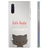 Samsung Galaxy Note10 TPU Case - Angry Cat