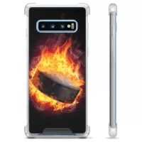 Samsung Galaxy S10+ Hybrid Case - Ice Hockey