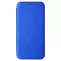 Samsung Galaxy S22+ 5G Flip Case - Carbon Fiber - Blue