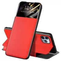 iPhone 13 Pro Max Front Smart View Flip Case - Red