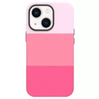 Three Shades Series iPhone 14 Coated Case - Pink