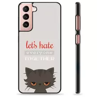 Samsung Galaxy S21 5G Protective Cover - Angry Cat