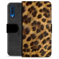 Samsung Galaxy A50 Premium Wallet Case - Leopard