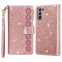 Starlight Series Samsung Galaxy S22+ 5G Wallet Case - Rose Gold