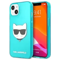 Karl Lagerfeld Choupette Fluo iPhone 13 TPU Case - Blue