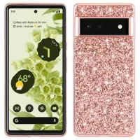 Glitter Series Google Pixel 6 Hybrid Case - Rose Gold