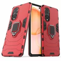 Hybrid Case with Ring Holder for Huawei Nova 9/Honor 50 - Red