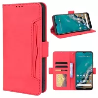 Cardholder Series Nokia G50 Wallet Case - Red