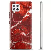Samsung Galaxy A42 5G TPU Case - Red Marble