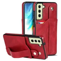 Samsung Galaxy S21 FE 5G Coated TPU Case with RFID - Red