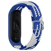 Xiaomi Mi Band 5/6 Knitted Strap - White / Blue