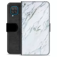 Samsung Galaxy A12 Premium Wallet Case - Marble