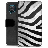 Samsung Galaxy A12 Premium Wallet Case - Zebra