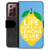 Samsung Galaxy Note20 Ultra Premium Wallet Case - Lemons