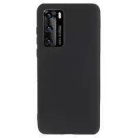 Anti-Fingerprint Matte Huawei P40 TPU Case - Black