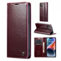 Caseme 003 Series iPhone 14 Plus Wallet Case - Red